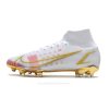 Nike Mercurial Superfly VIII Elite DF FG Blanco Rosado Rojo